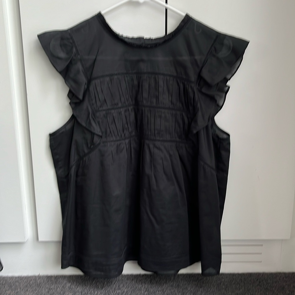 Rails Filomena Black Sleeveless Top- size large
